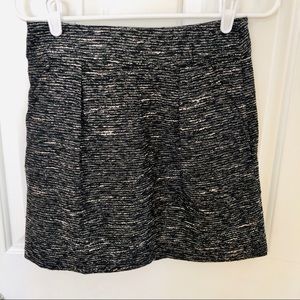 Loft Skirt | Black with Metallic Detail | Size 2